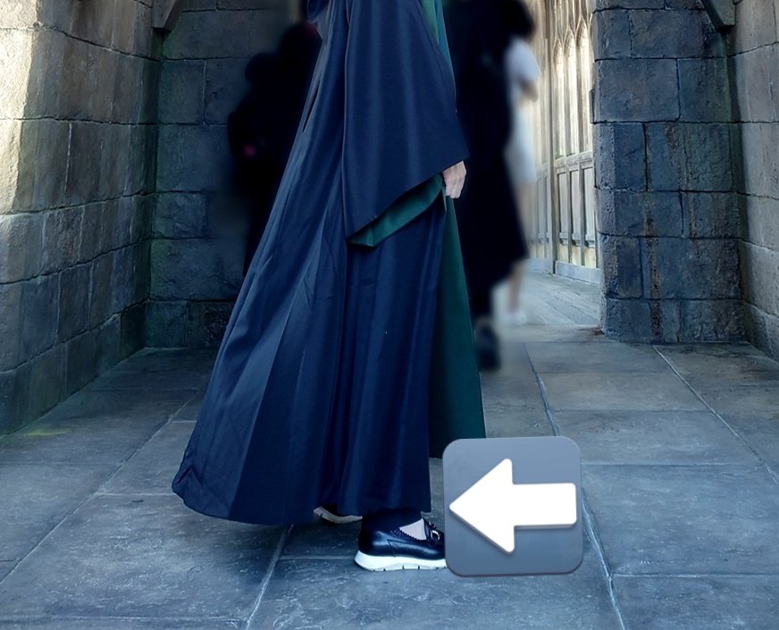 そうそう、スタジオツアー東京のローブのサイズ感気にしてる人いたので