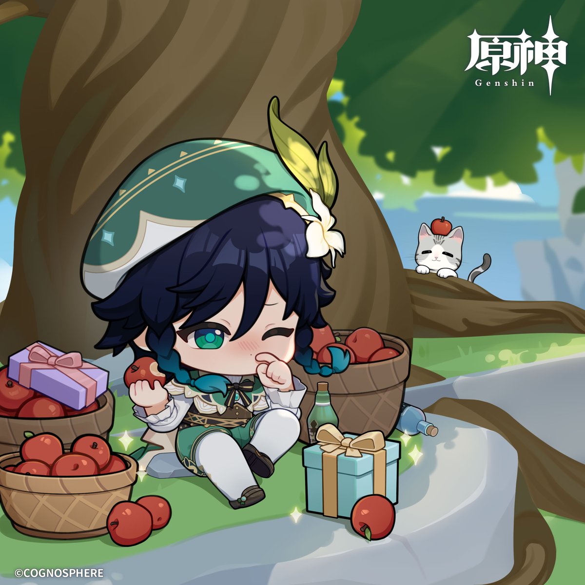 ウェンティ生誕祭】 「君と一緒だから、リンゴももっと甘くなってくれ