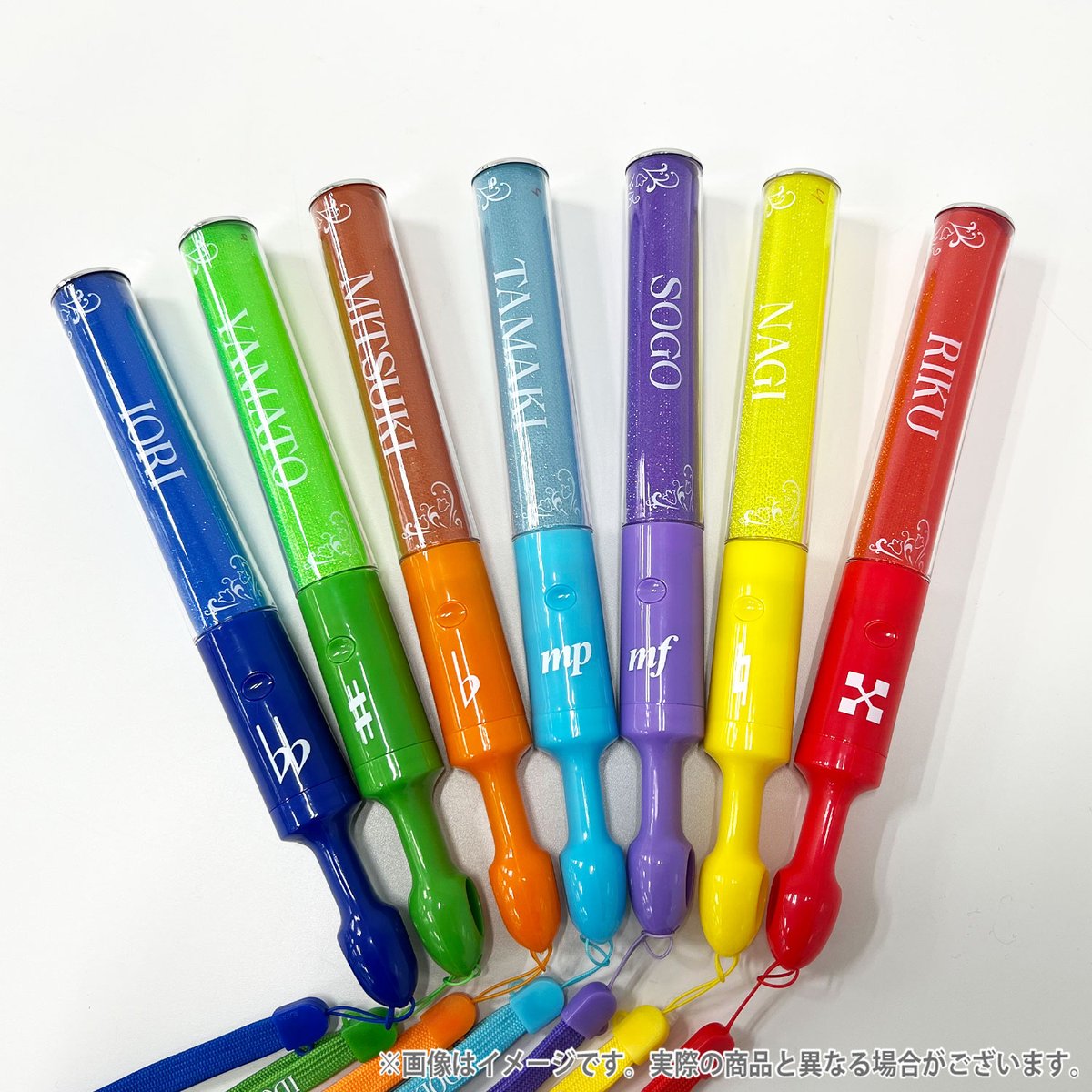 Op.7 グッズ紹介】 「ペンライト(全7種)」 ¥1,300(税込) それぞれの