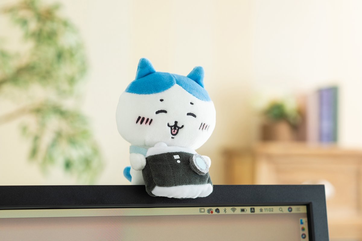 🌱新商品🌱 『デスクトップから見守るひっかけぬいぐるみ』 （#ちい
