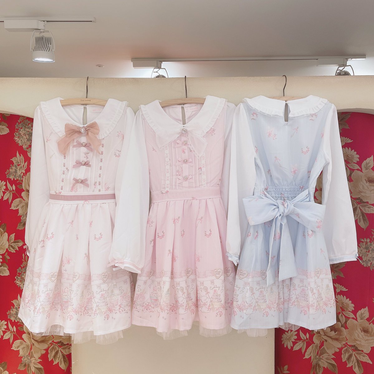 近鉄Pass'e店 ✧ New Arrival ❤︎Cup cake Bunny柄ワンピース ❤︎Cup