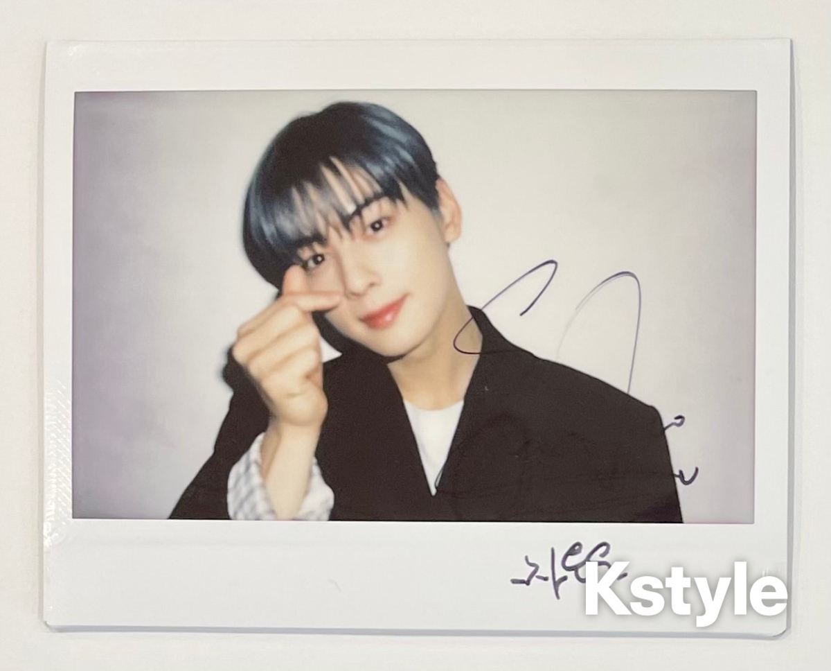 チャウヌ ポロライド チェキ 直筆サイン ASTRO チャウヌ 直筆サイン