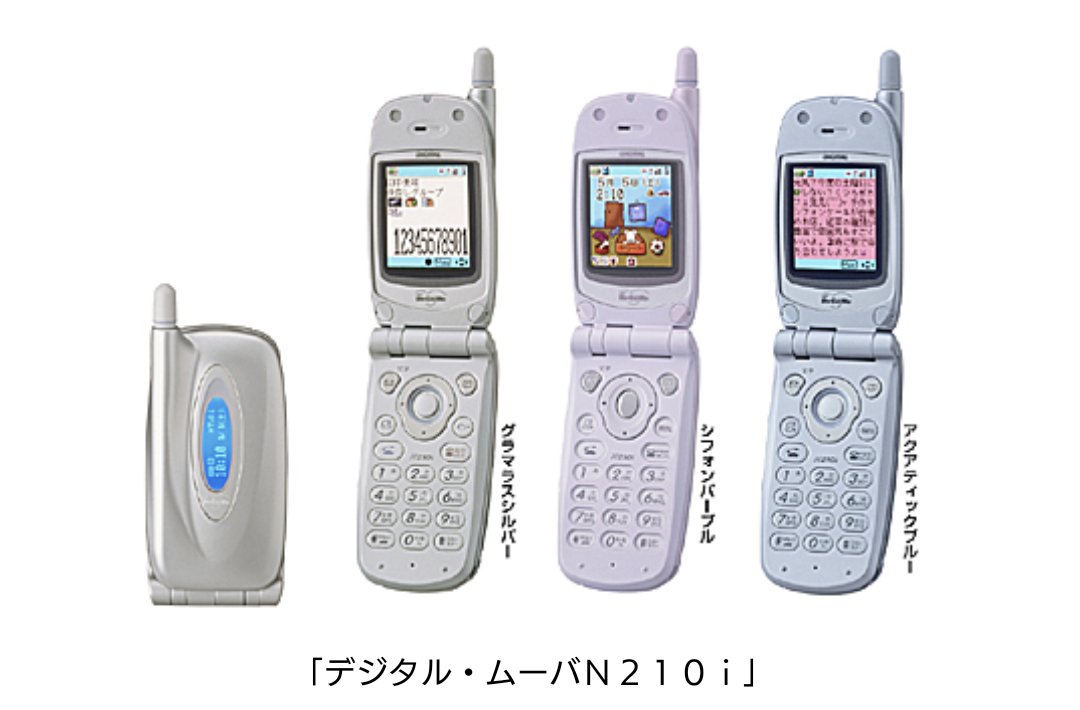 ガラケー世代 #N210i 大学を出た2001年くらいに、初めてカラー液晶の
