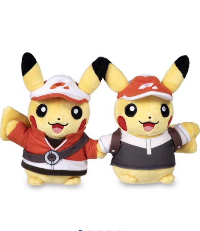 ポケモン25周年 ピカチュウぬいぐるみ カントー地方まで揃いました