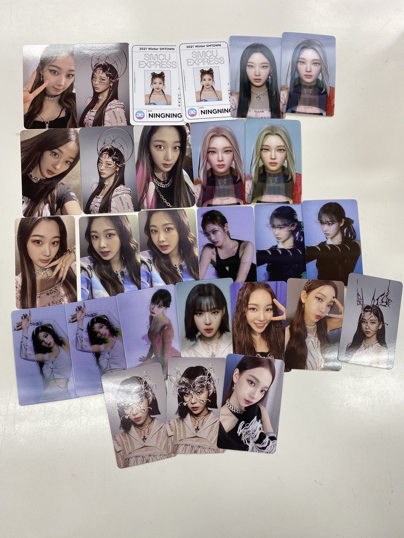 aespa pop up スペシャル トレカ ウィンター セット aespa -RANDOM