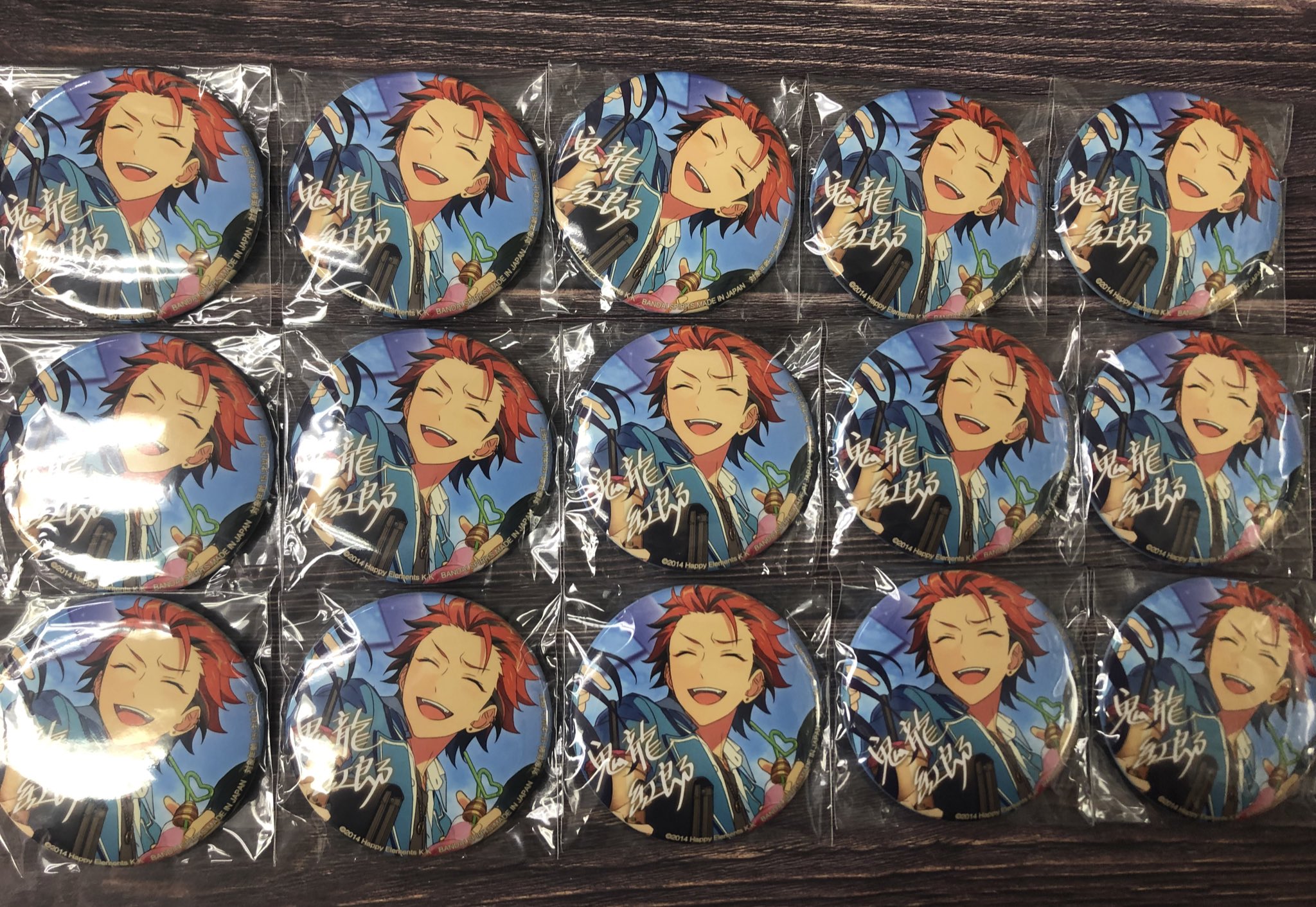 あんスタ 紅郎 缶バッジ あんスタ 鬼龍紅郎 イベコレ缶バッジ SHUFFLE