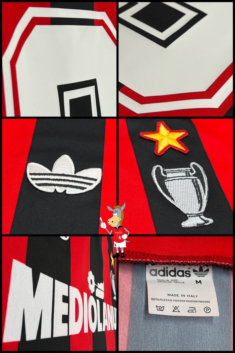 ジャージナンバー・世界10枚限定】ファン・バステン ACミラン ジャージ