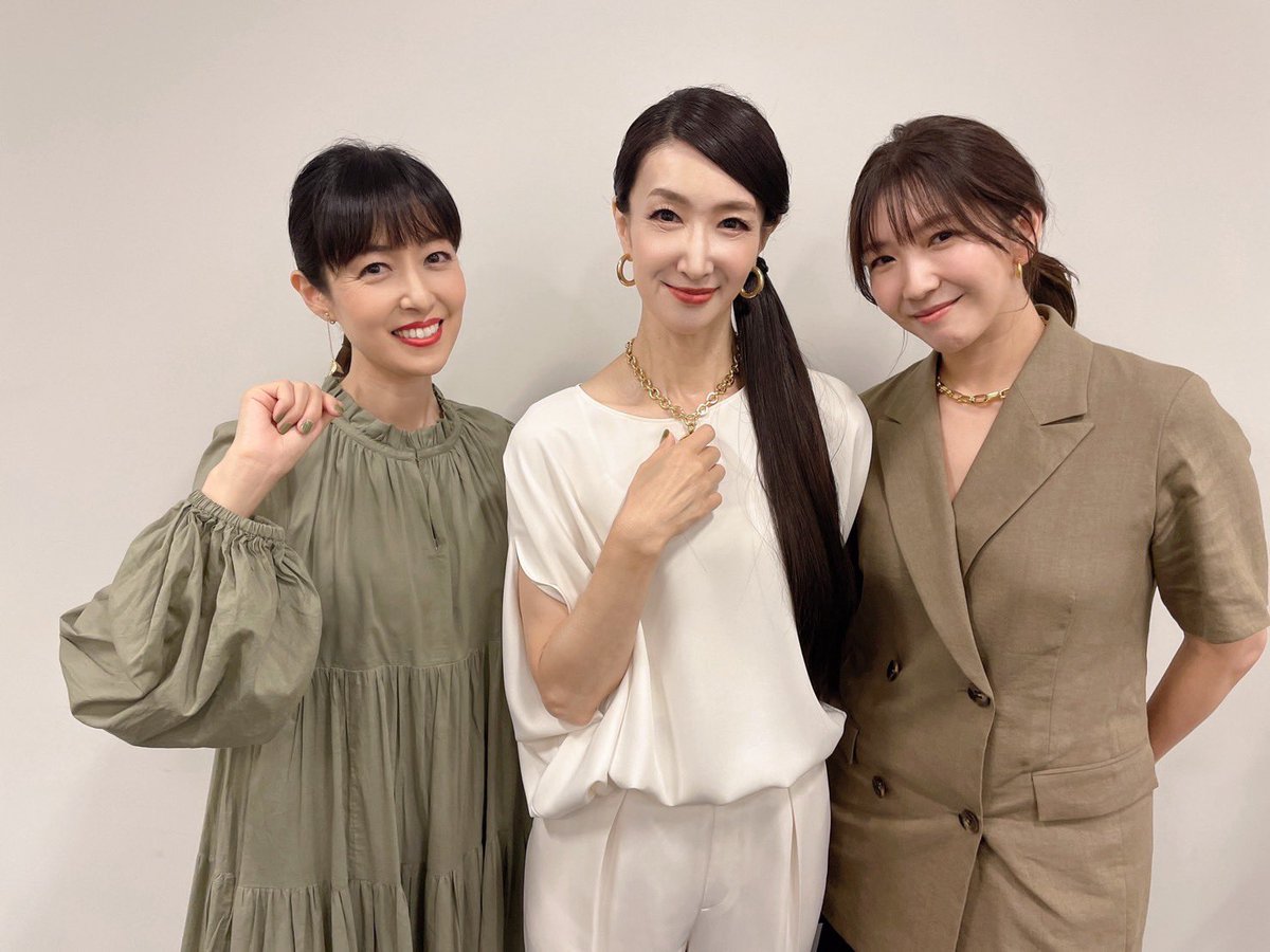 今日は宝塚スカイステージの番組収録がありました。懐かしい3ショット