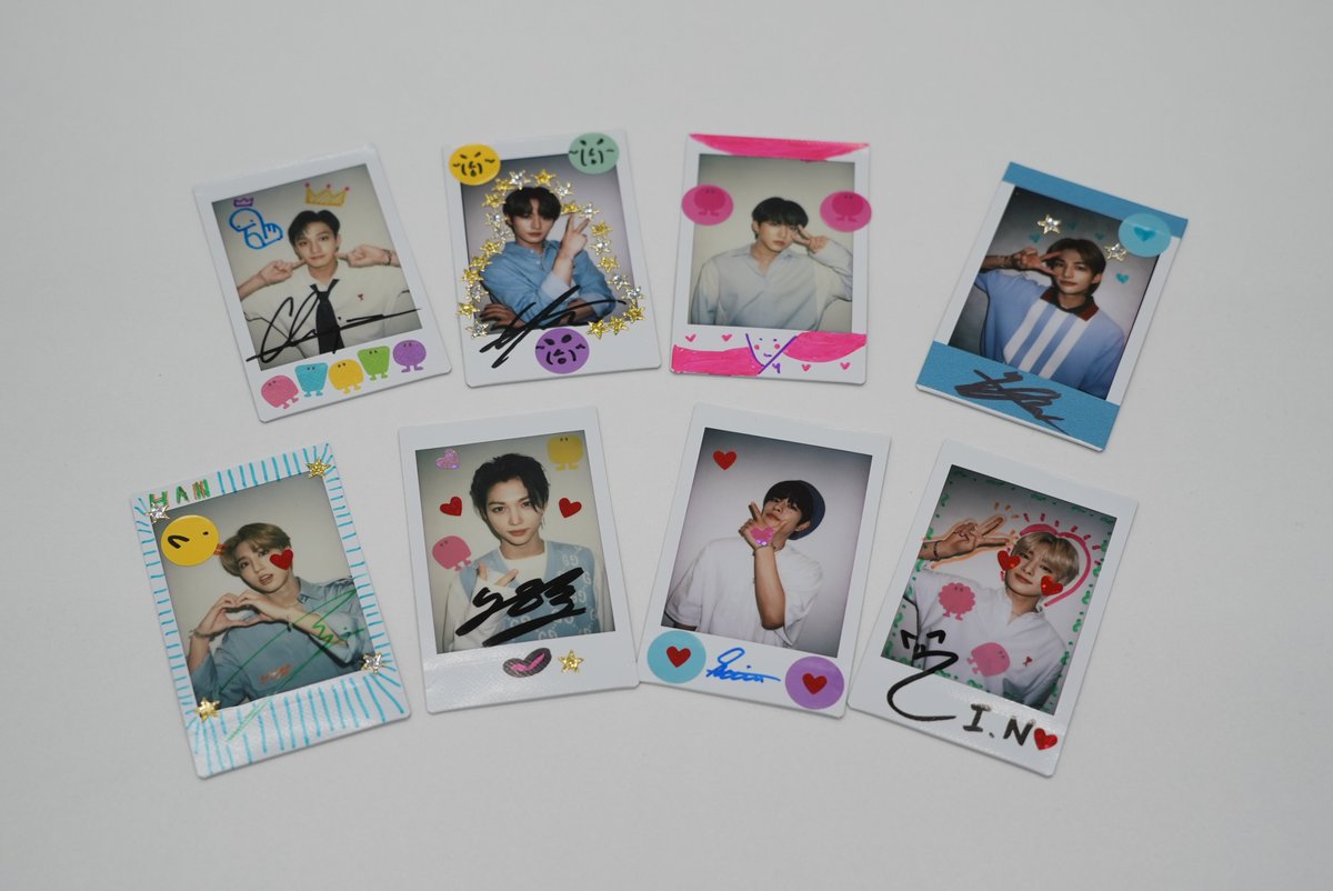 メンバー手作りオリジナルチェキ🎨 STAY❣ JAPAN 2nd Mini Album