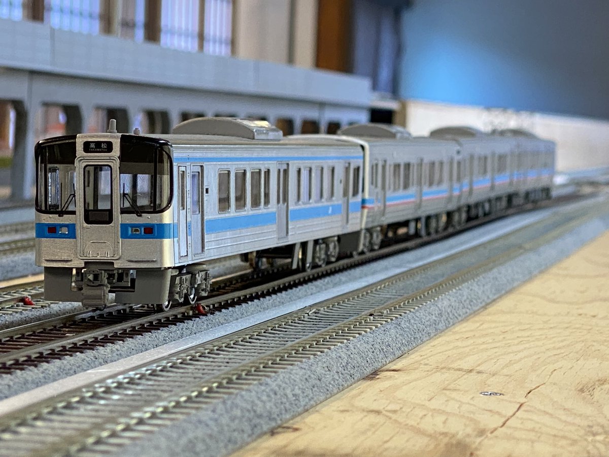 四国7000系のサンプル完成。1M3Tが16番で再現出来ます！