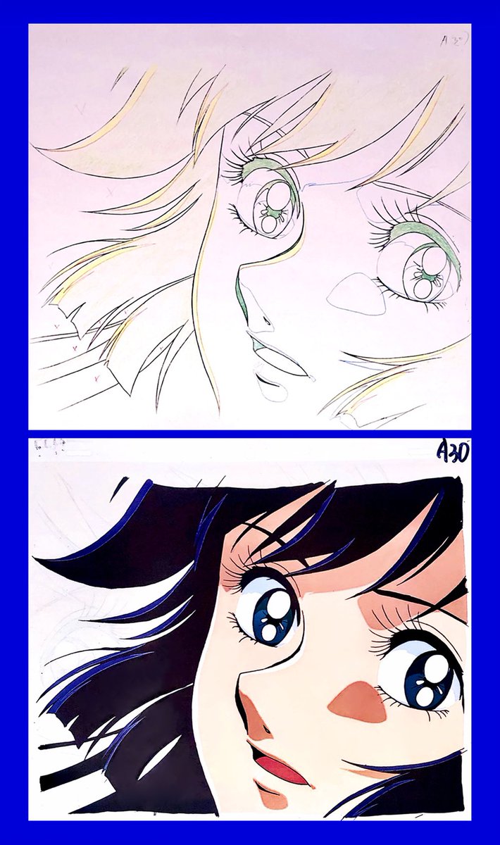 新・キューティーハニー』OP 動画＆セル画（原画No.） ＊作画監督