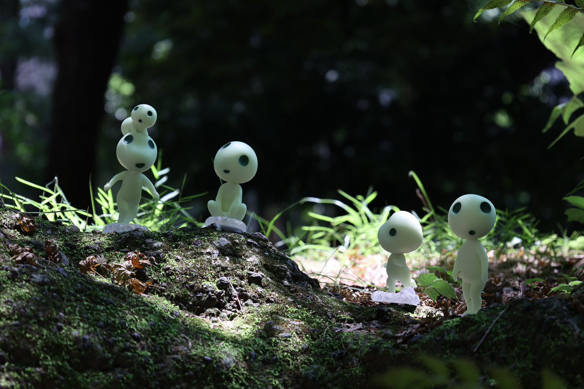 🌿もののけ姫25周年◇第二弾🌿 森で出会う不思議なコダマたち… 今にも