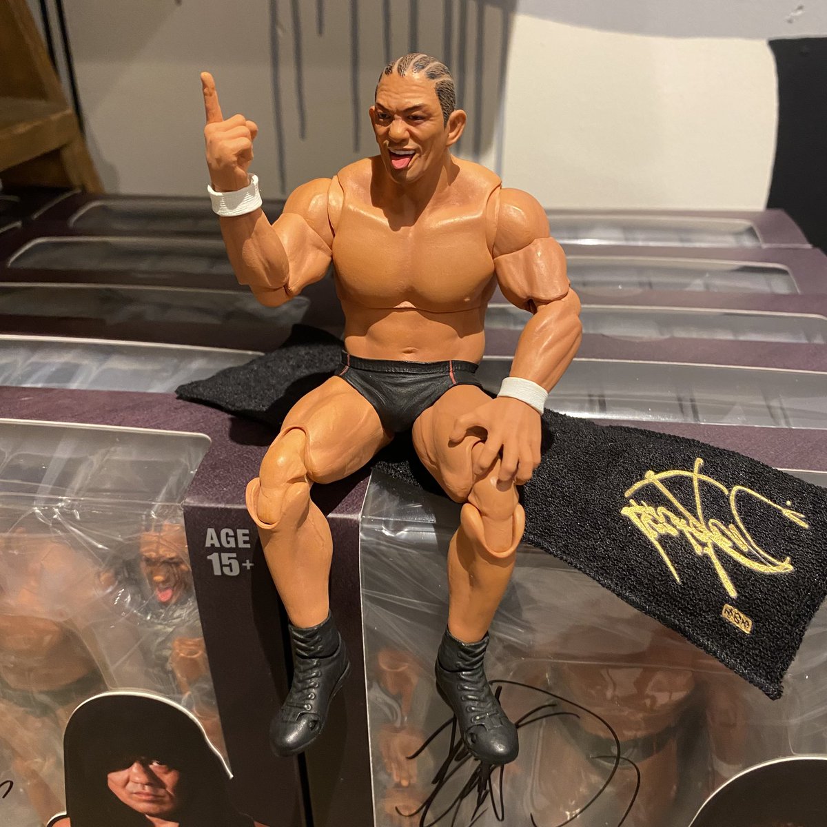 新発売】鈴木みのるアクションフィギュア。STORM社製。 全身稼働式