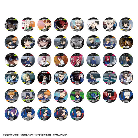 2023年3月11日発売 コースターコレクション ブルーロック Vol.2 第2弾