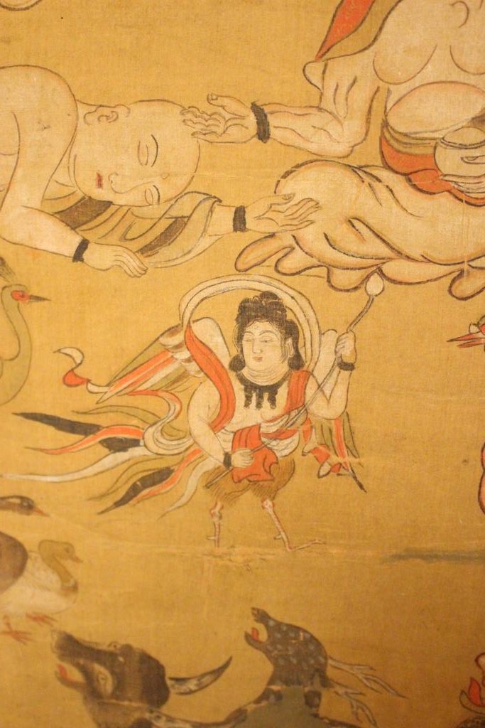 涅槃図の絵解き～⑪ 「迦陵頻伽」 極楽浄土に住む人頭鳥身の鳥とされ