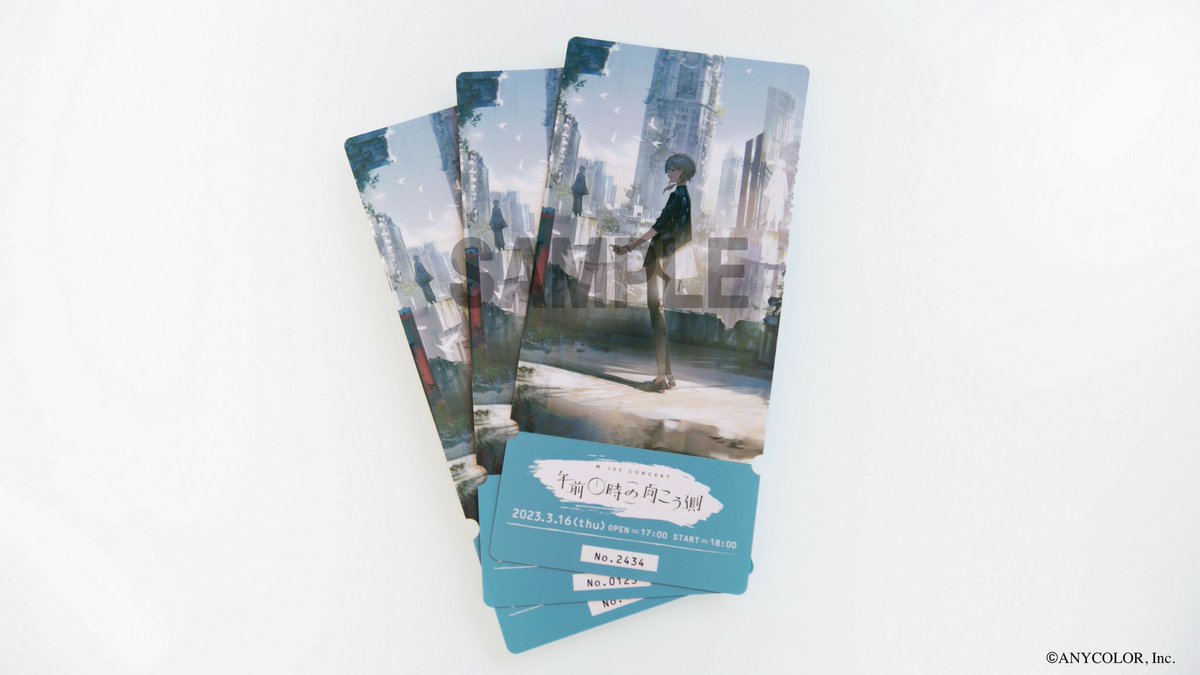 叶 1st Concert #午前0時の向こう側 【ファンクラブ特典 配布開始
