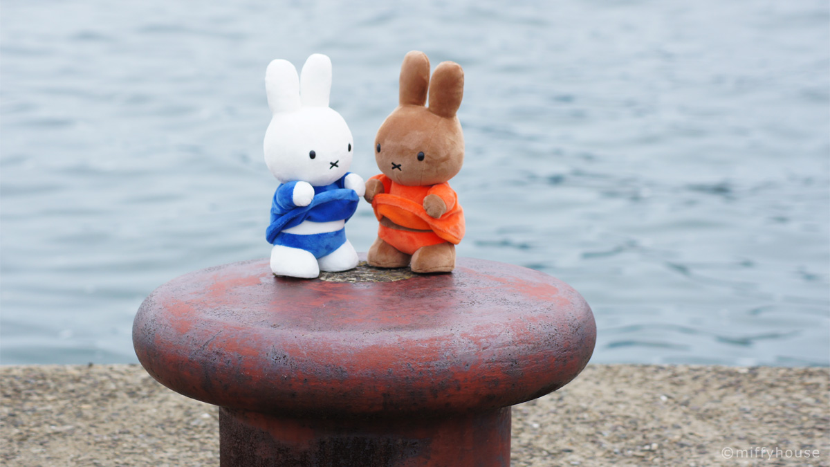 年末値引き☆おなかみせミッフィー＆メラニー ぬいぐるみ