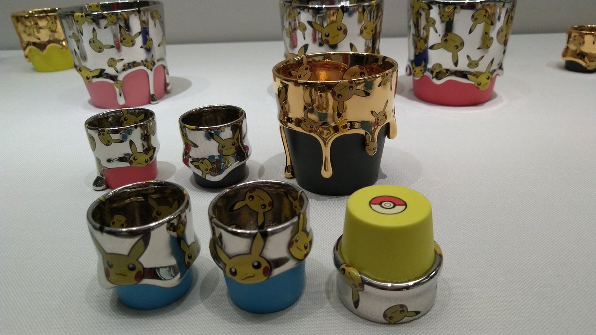 桑田卓郎作のピカチュウ 今回の展覧会の出展作家で唯一知っていた作家