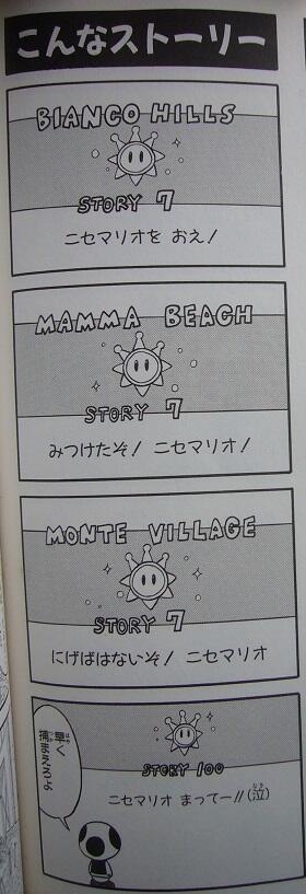 自動：スーパーマリオサンシャイン4コマギャグバトルこんがり編より 七