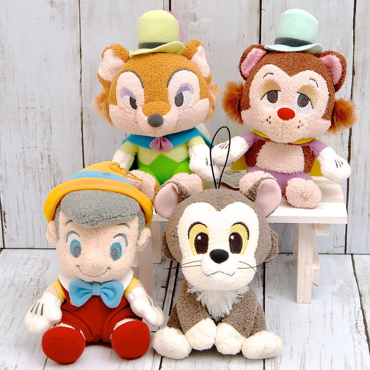 ファウルフェロー＆ギデオンも！ セガ「ピノキオ ちびーず ぬいぐるみ