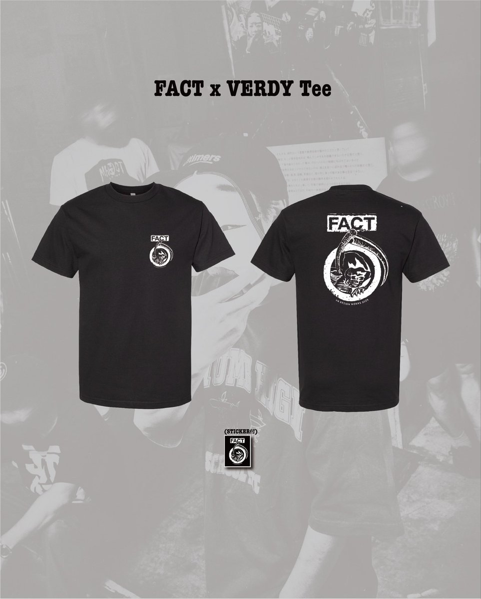ラスト通販】 明日20:00より受注販売開始 New Merch •R.I.P. FACT