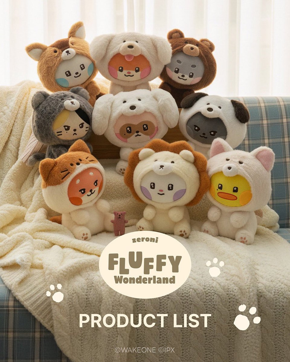 📢新商品情報✨】 . Zeroni FLUFFY Wonderland POP-UP with Line