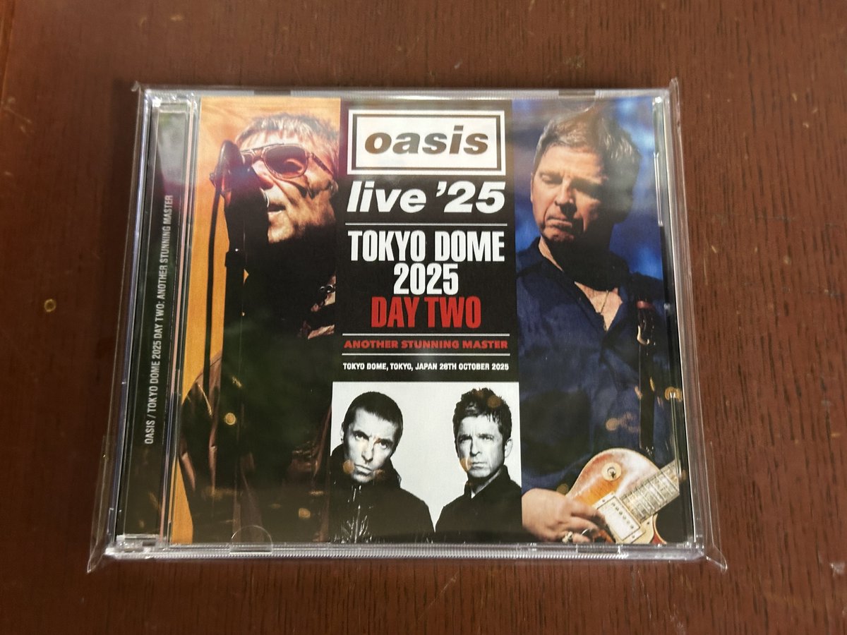 LHのoasis新作である東京ドーム2アイテムと05年アムステルダムPre-FM