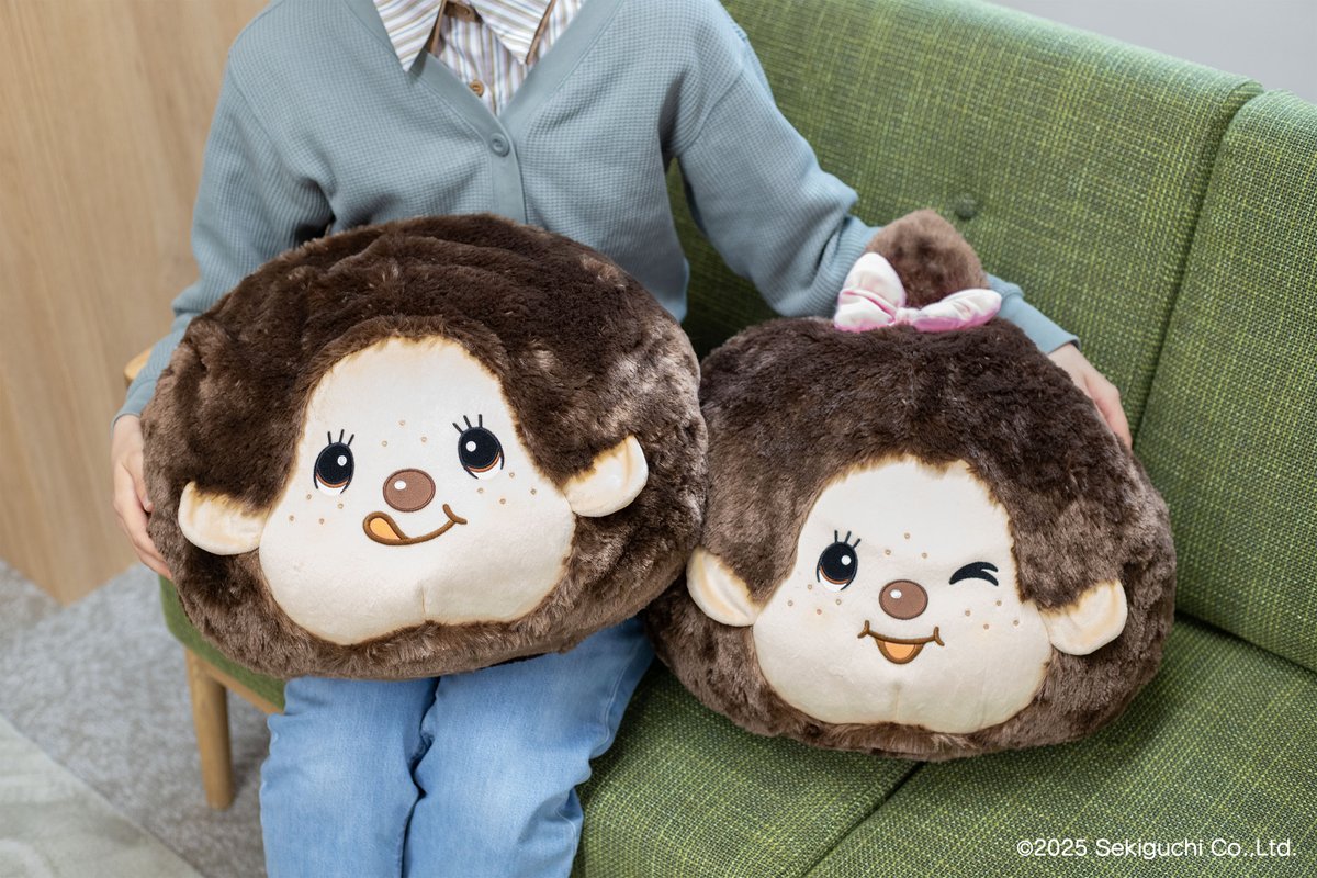 🤎11月発売商品🤎 【モンチッチ フェイスBIGぬいぐるみ2】 #モンチッチ