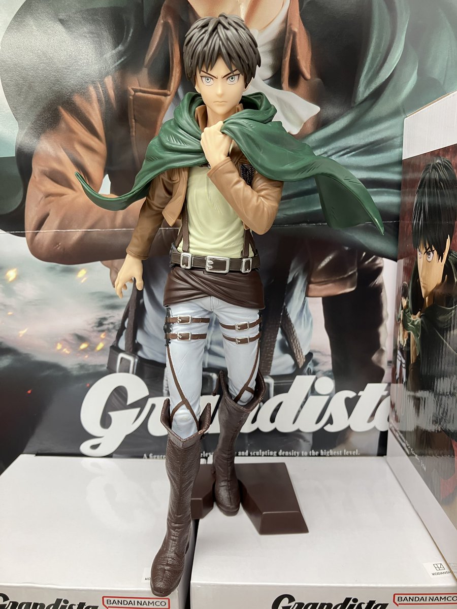 進撃の巨人 Grandista-リヴァイ&エレン・イェーガーのフィギュアが入荷
