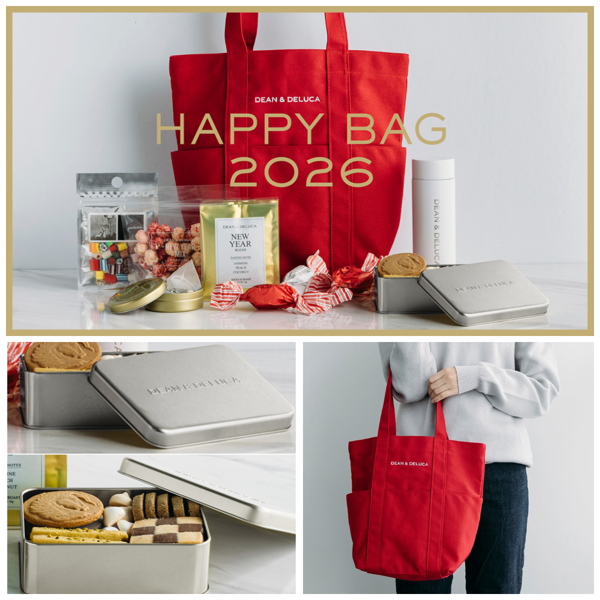 DEAN & DELUCA福袋 2026 バッグとタンブラー DEAN & DELUCAの「福袋