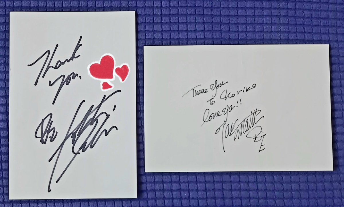 こちらはB'zのお二人から頂いたファンレターのお返事です✨ プレゼント