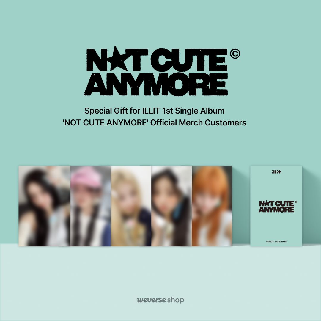 ILLIT 1st Single Album『NOT CUTE ANYMORE』公式商品販売開始！ ILLIT