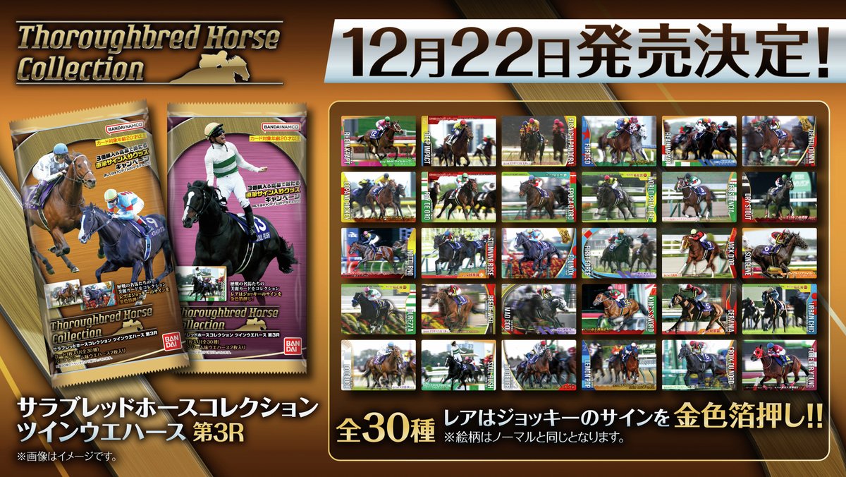 12月22日発売決定／ #サラブレッドホースコレクション の第3弾が発売日