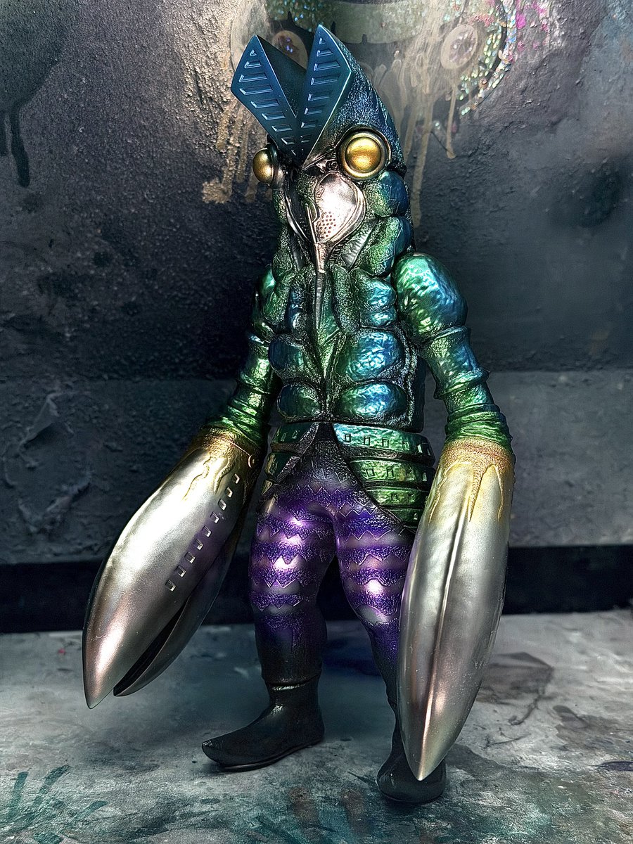 デフォルメ バルタン星人 吉良かずや×ギャロミ ギャロミカラー