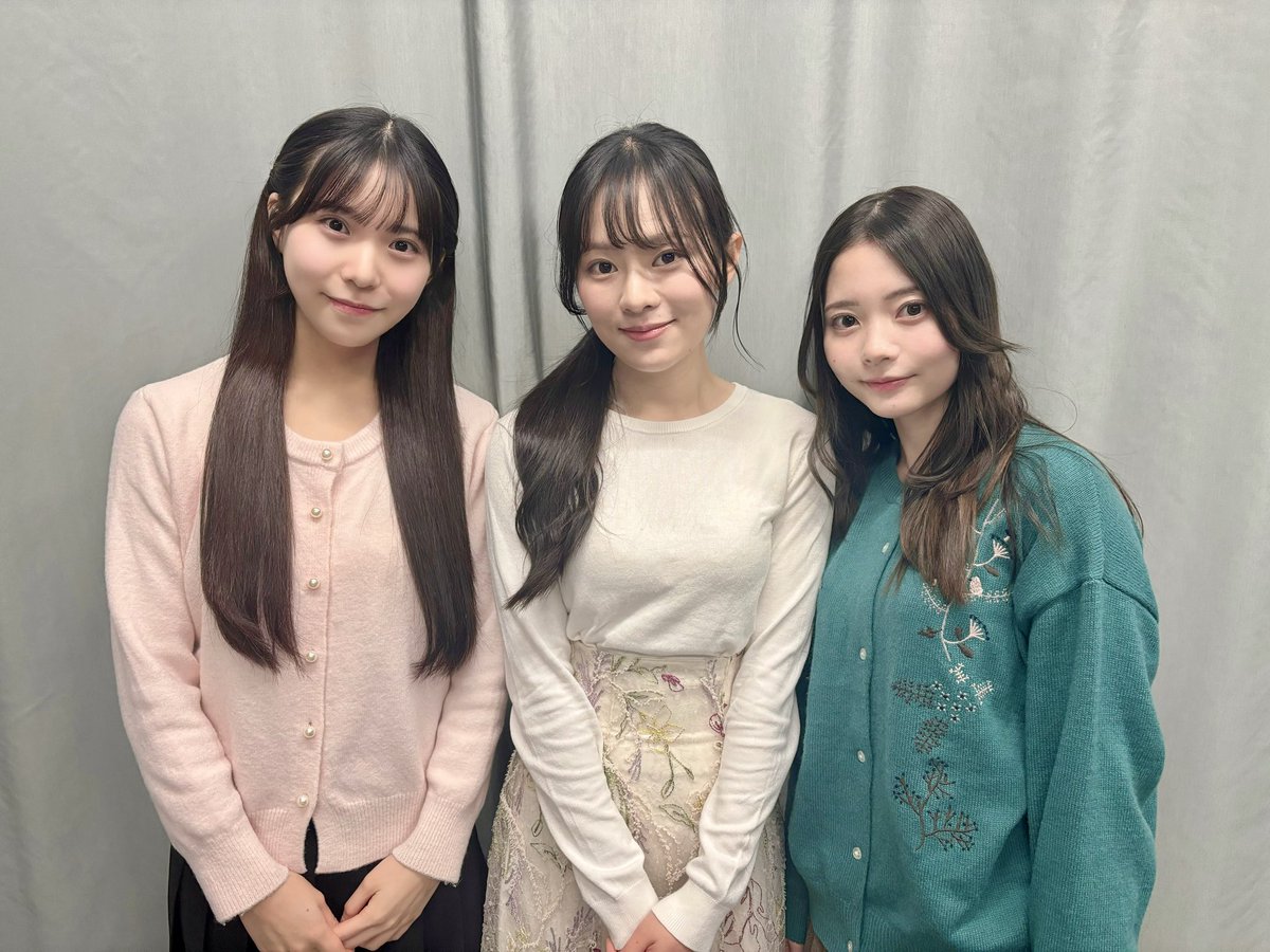 ⏰この後19:30〜 ㅤ 新メンバー3期生 #北原実咲 #橘茉奈 #吉沢珠璃 が
