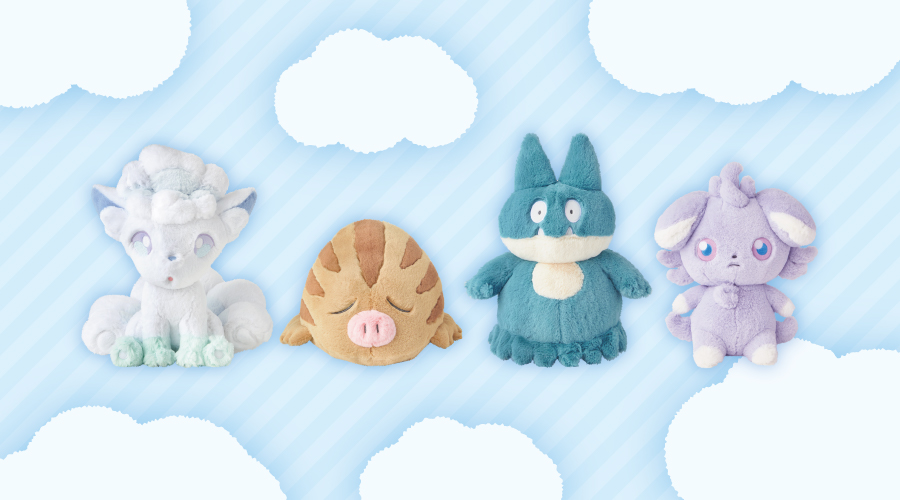 ポケモンセンターオリジナル「ふわふわ抱きぬいぐるみ」シリーズが登場