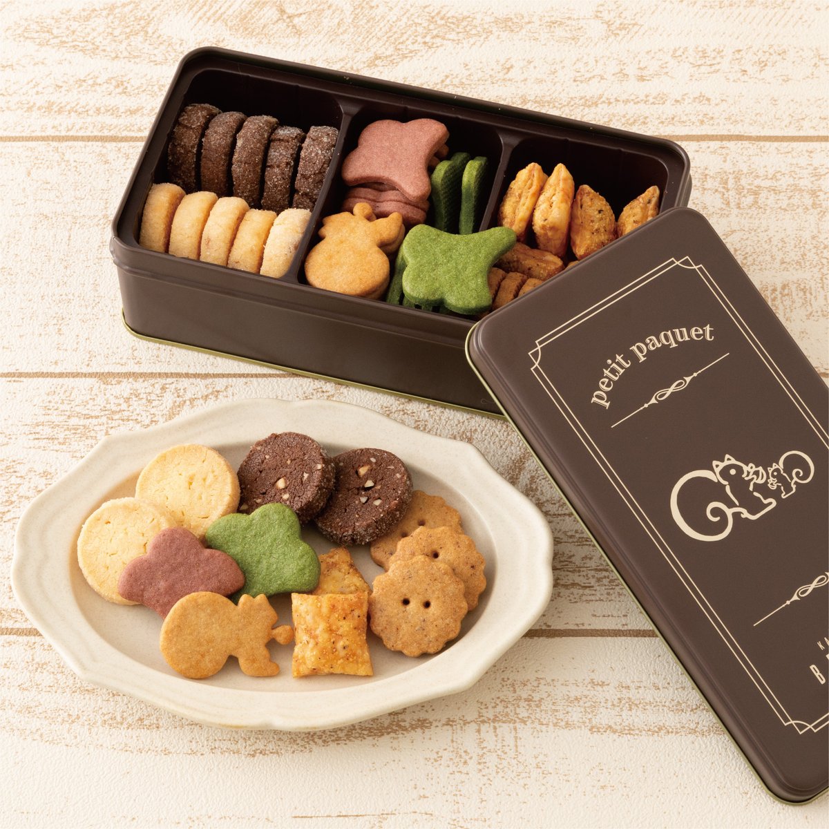1/14～一時販売休止のご案内📣 クッキー缶「petit paquet（プティ