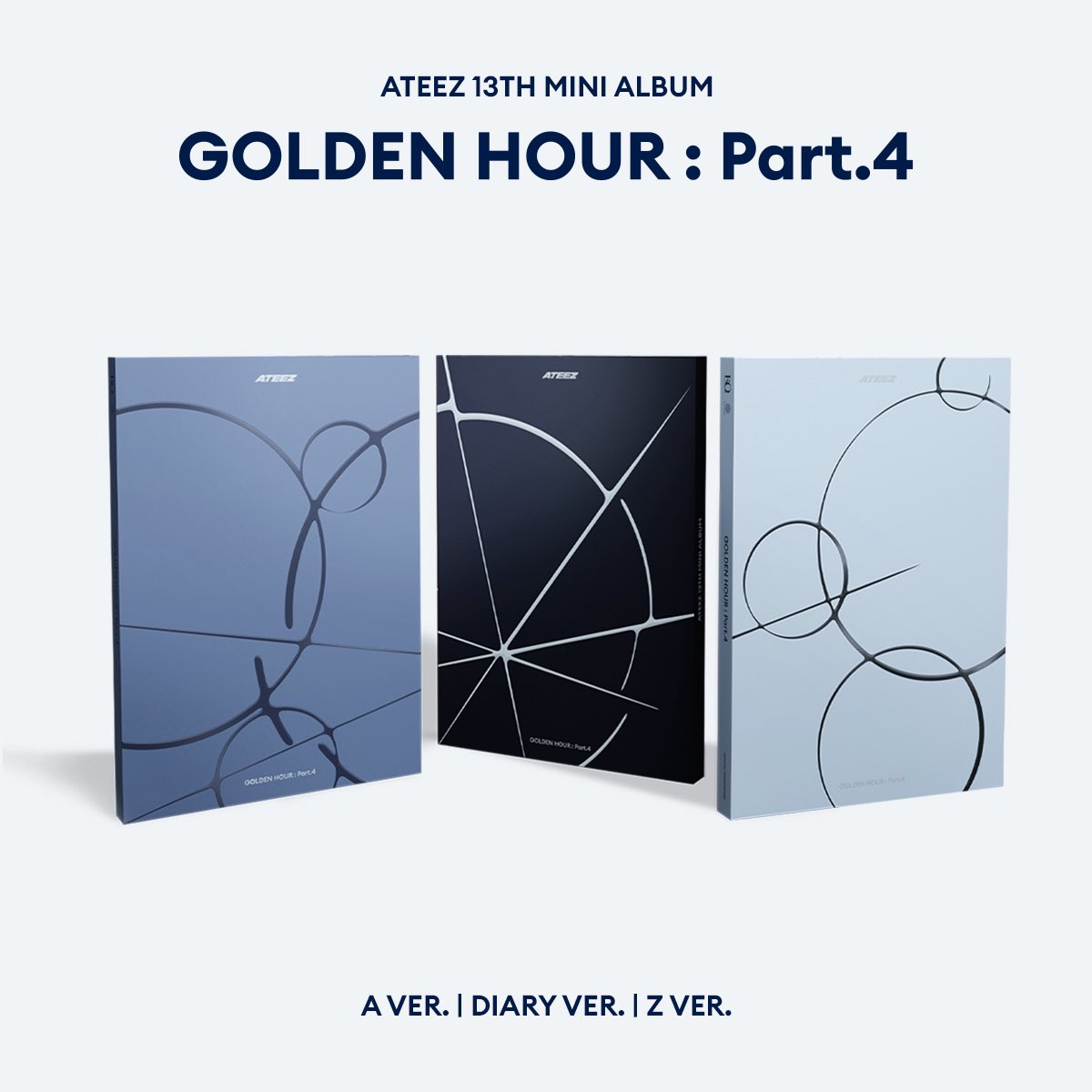 📢] ATEEZ - 13TH MINI ALBUM [GOLDEN HOUR : Part.4] 日本公式輸入盤
