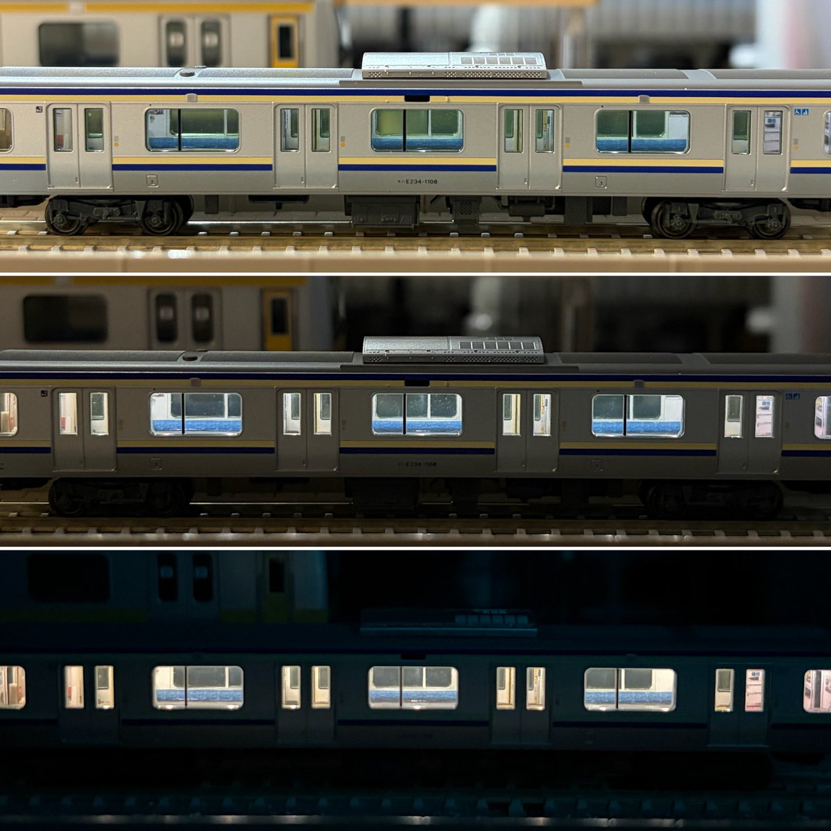 vistaEXに「室内灯」取り付けます。 TOMIX Vista EX（喫煙室付き）に