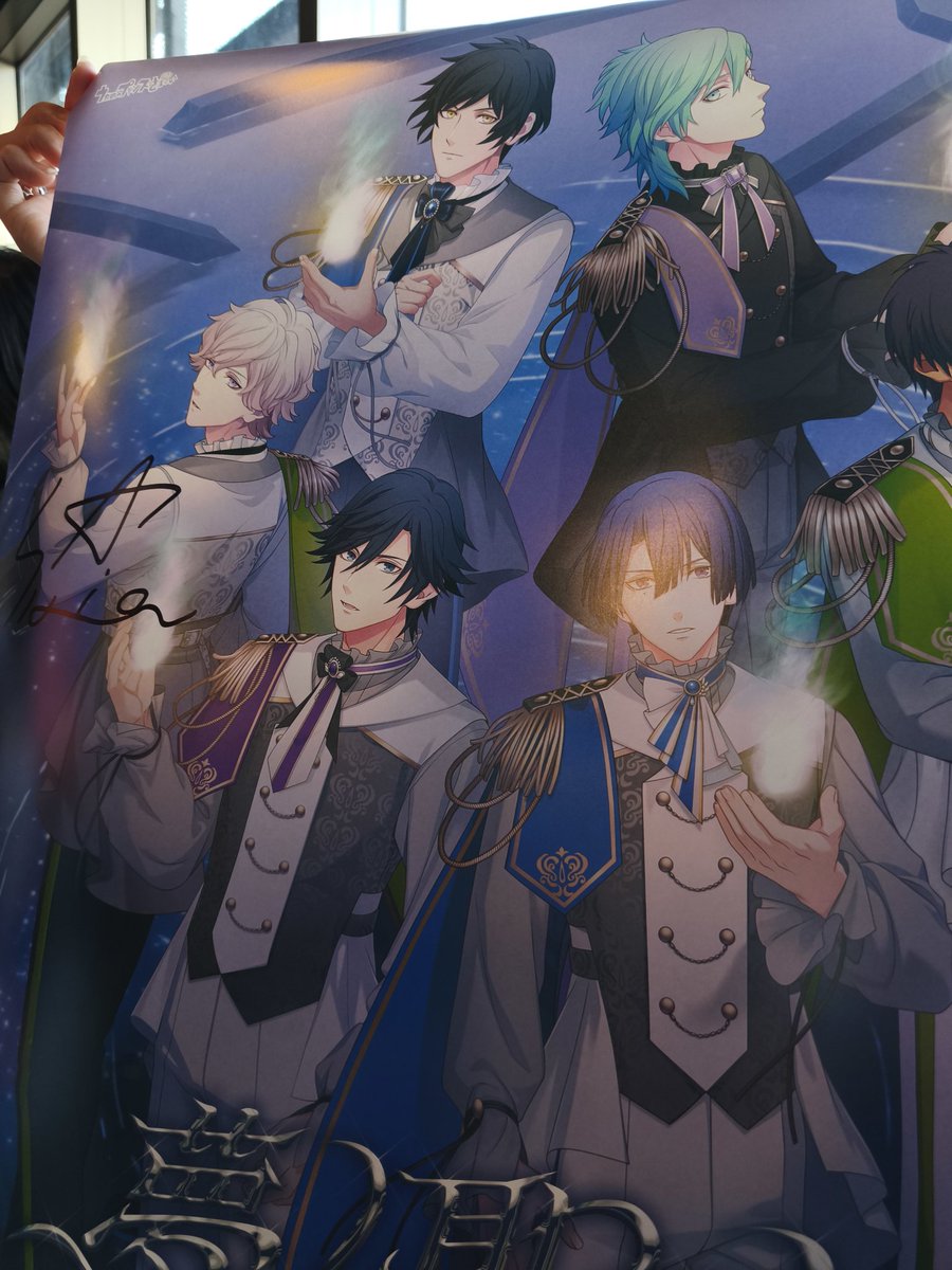 交換】うたプリ 15th Anniversary CD サイン 直筆サイン ポスター 【譲