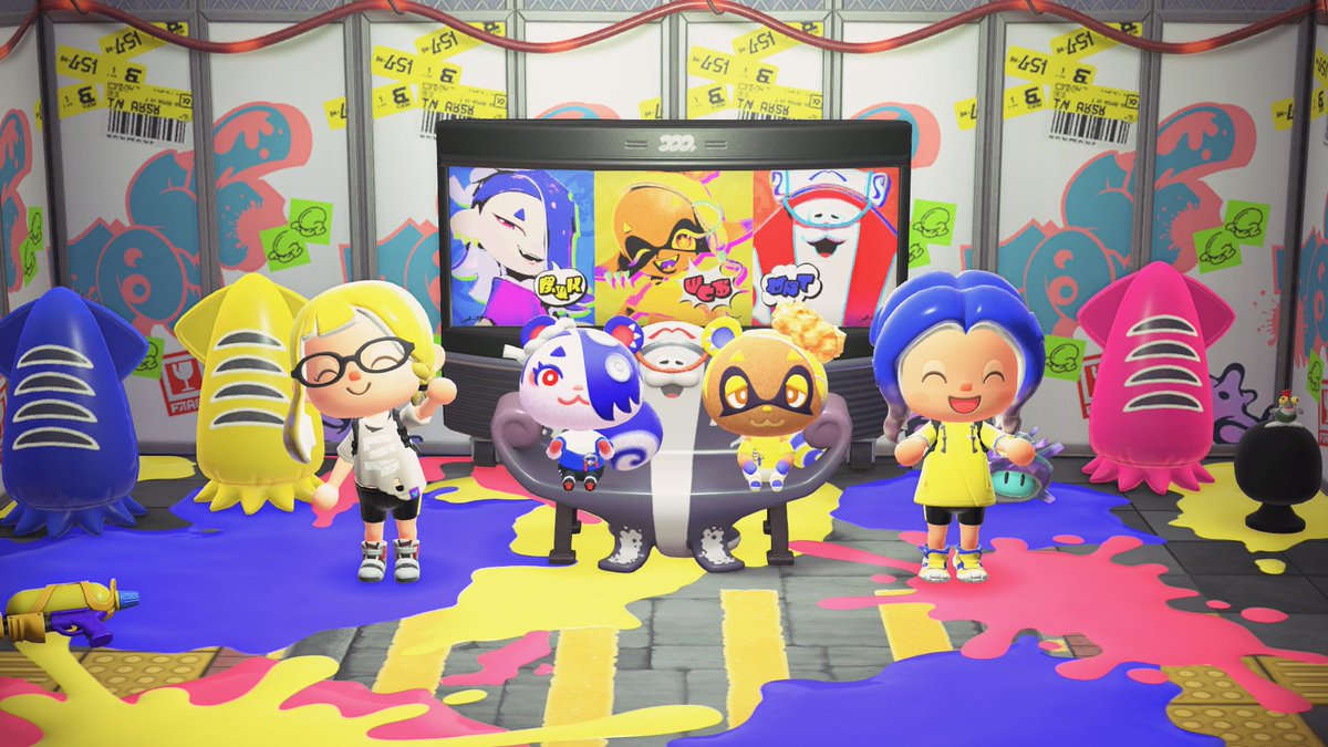 スプラ家具最高！ #あつ森