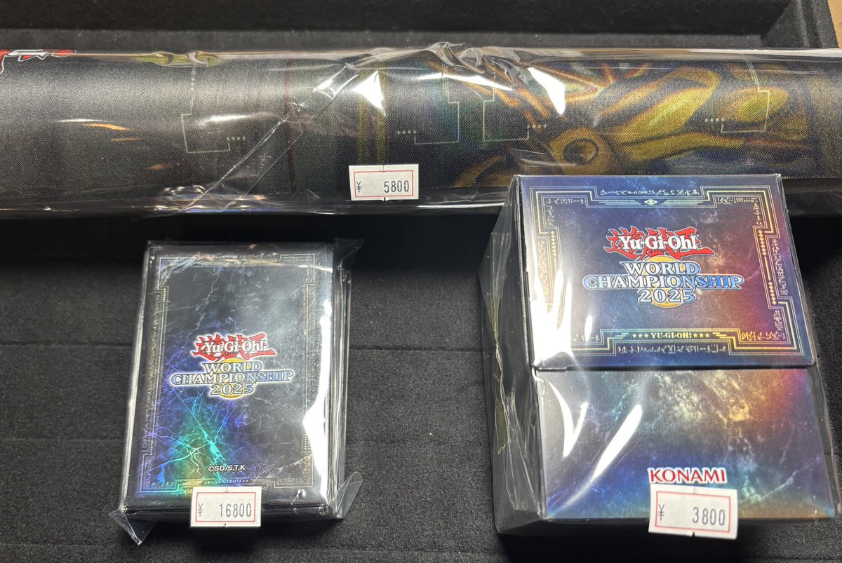 りゅー様 WCS2025 パリ デュエルセットのスリーブ黒 未開封 りゅー様