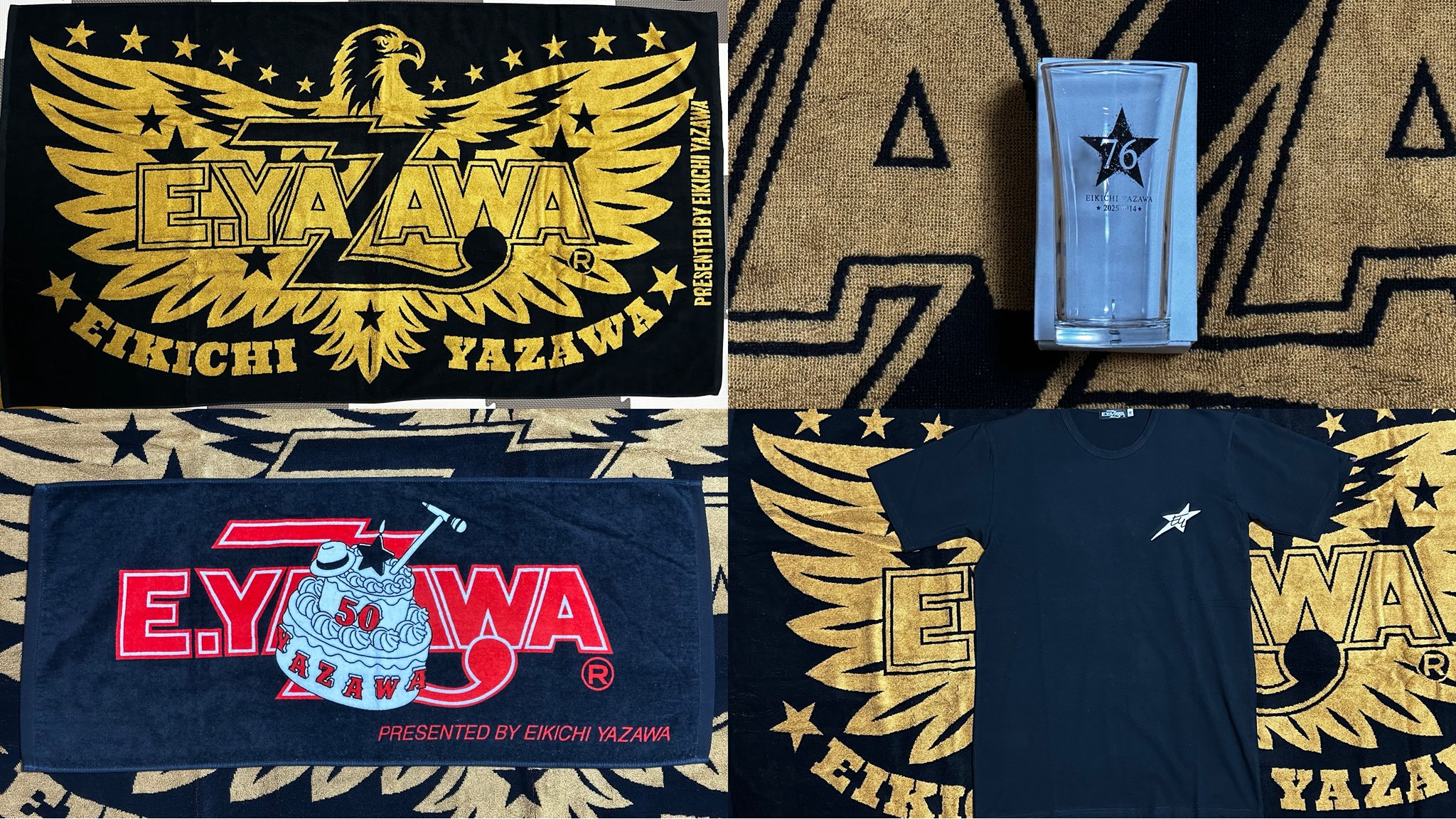 矢沢永吉 スペシャルビーチタオル ジャガードスペシャルビーチタオル