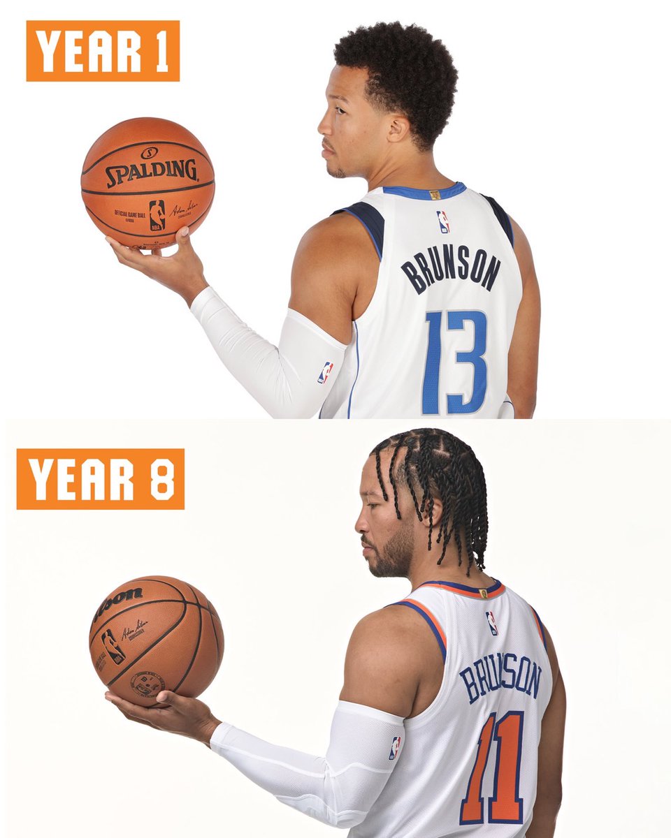 ルーキーイヤーvs現在🏀 ニックスが選手のビフォーアフター写真を公開