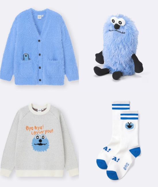 スンスン×GU(ジーユー) コラボ🎉 ぬいぐるみ ポーチ♥ポッケから