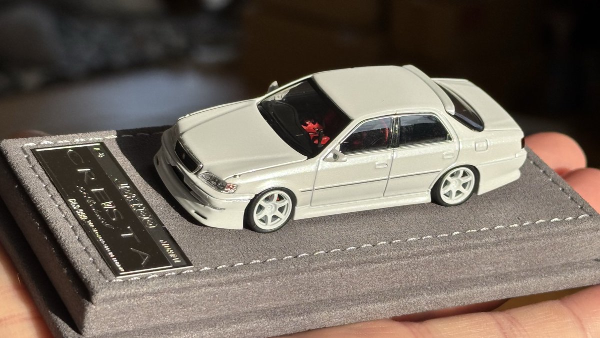 MORTAL MODELの1/64 TOYOTA CRESTA JZX100のミニカーが届きました