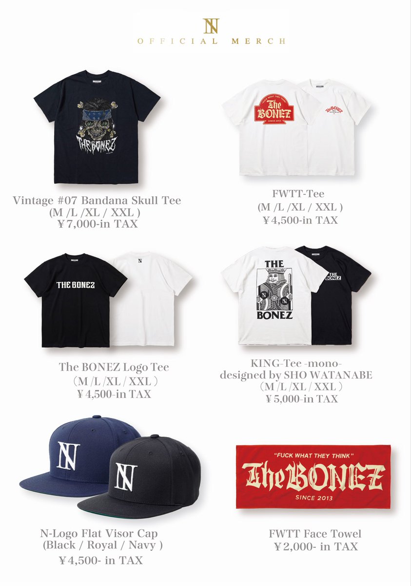 ミュージシャン JSFxROCK-O-RAMA-THE END FACT The BONEZ