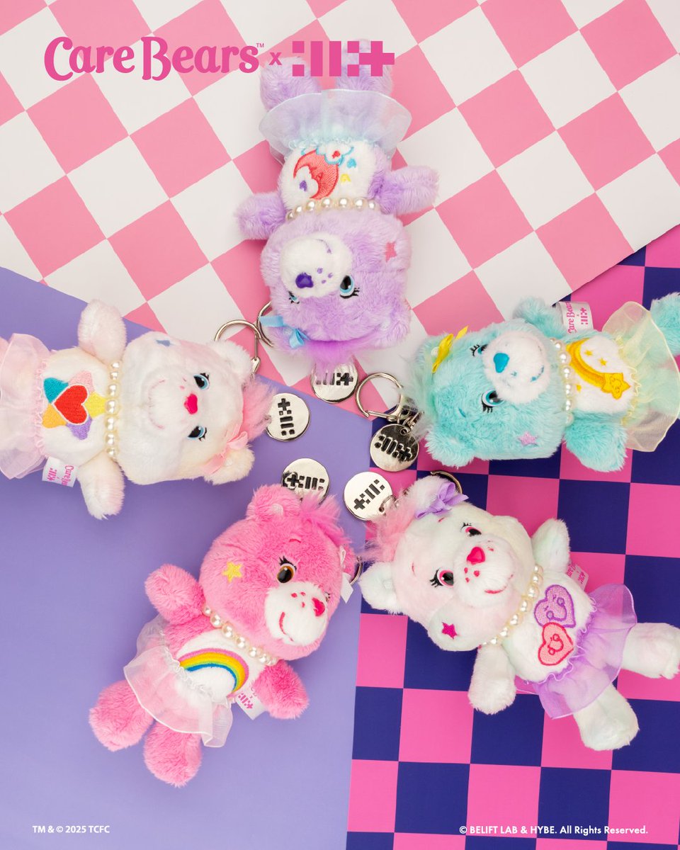 ILLIT × Care Bears™のスペシャルコラボアイテム🧸🤍 一緒におでかけ