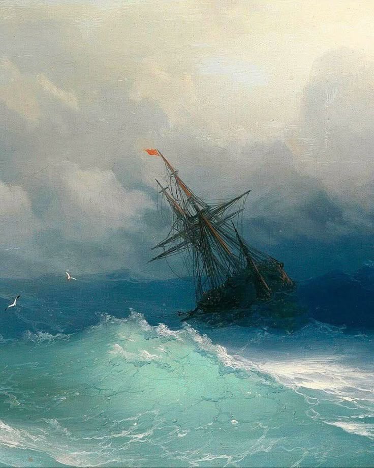 ロシアの海洋画巨匠ivan aivazovskyの作品たち。海に魂が宿っているみたい