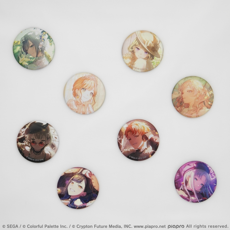 プロセカ」新グッズ情報📣 🎉グリッター缶バッジ イベントイラスト